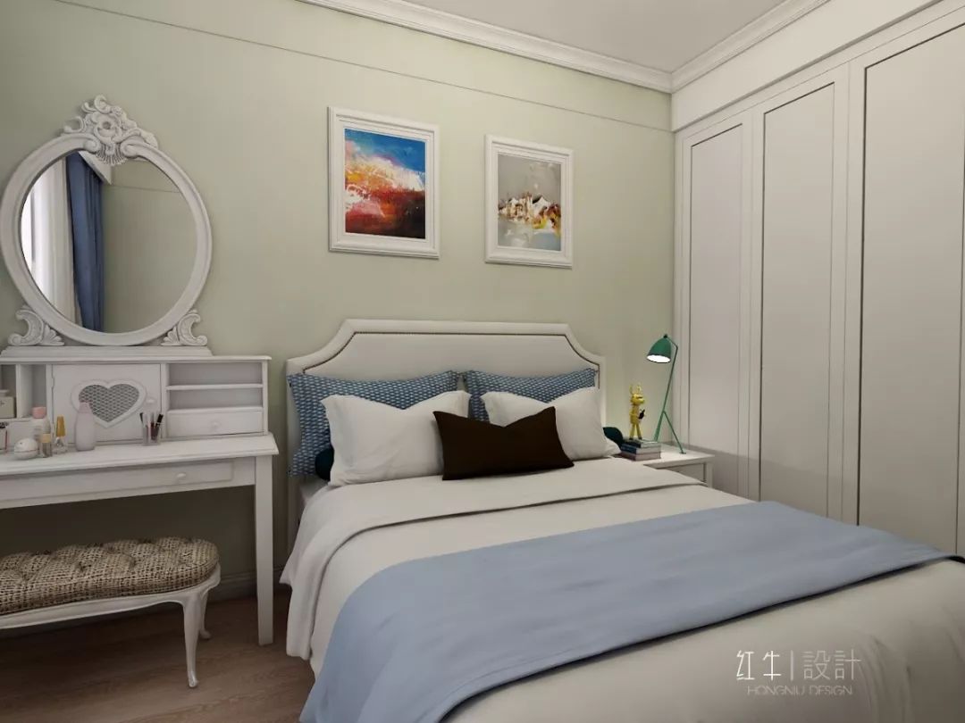 南京燕江府125㎡地中海風(fēng)格 主打藍(lán)白的浪漫情懷11