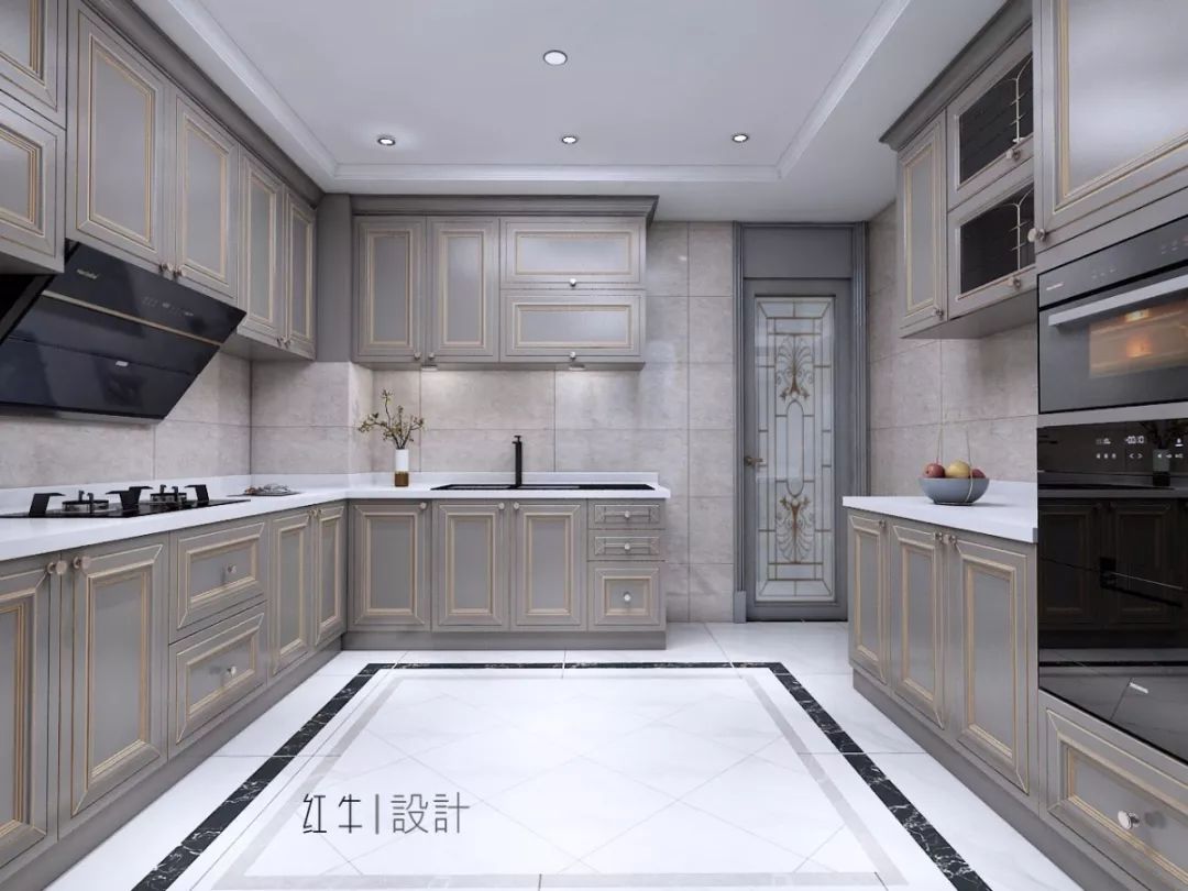 南京紫金未來(lái)城140平米簡(jiǎn)約法式風(fēng)格裝修  古典和現(xiàn)代的結(jié)合05