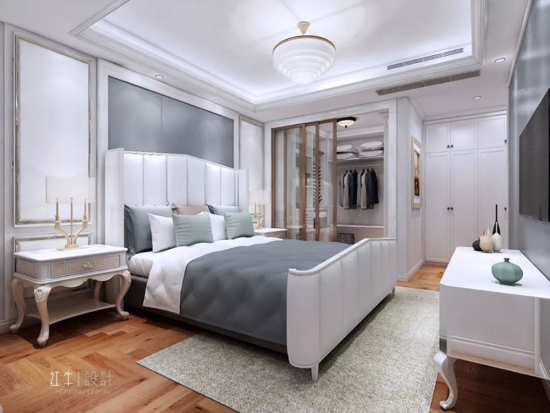 南京紫金未來(lái)城140平米簡(jiǎn)約法式風(fēng)格裝修  古典和現(xiàn)代的結(jié)合06