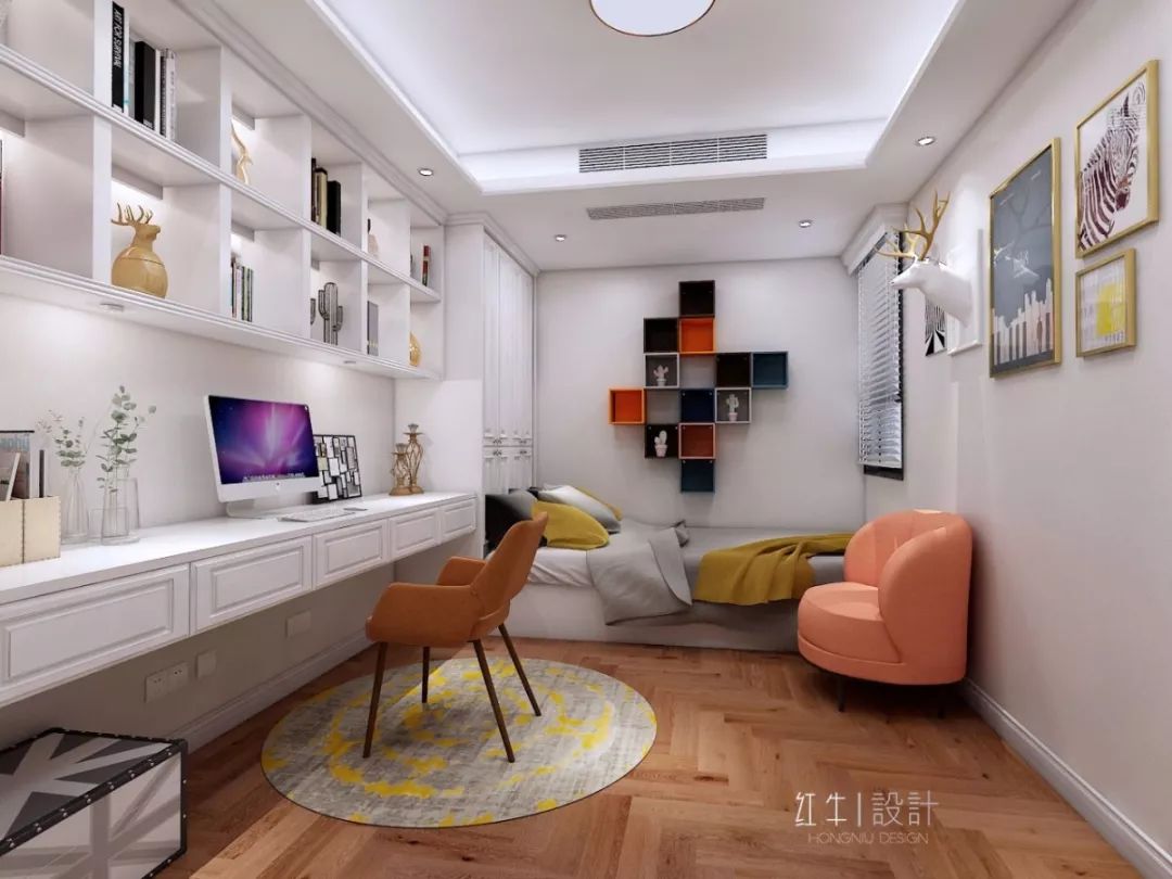 南京紫金未來(lái)城140平米簡(jiǎn)約法式風(fēng)格裝修  古典和現(xiàn)代的結(jié)合08