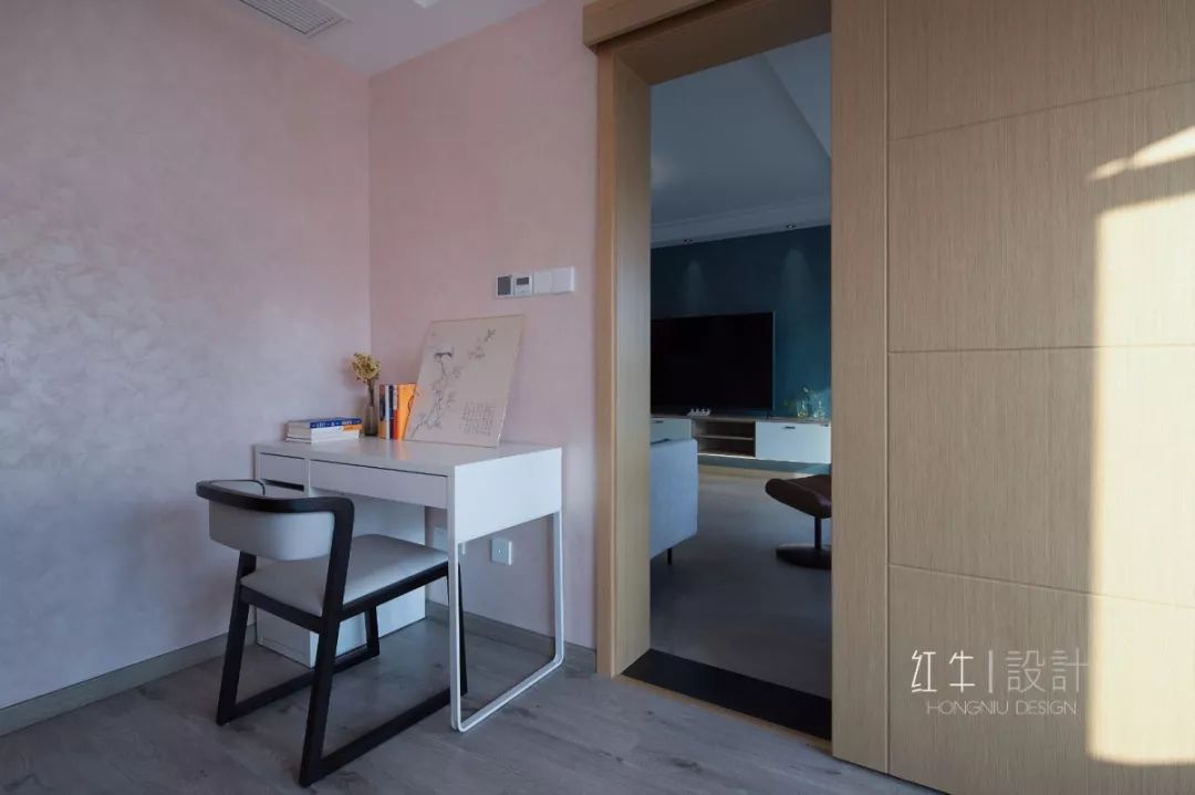 南京明月港灣105平米北歐風格裝修  擁有獨立衣帽間與書房12書房