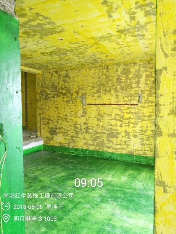 南京明月港灣105平米北歐風格裝修  擁有獨立衣帽間與書房22地固、墻固