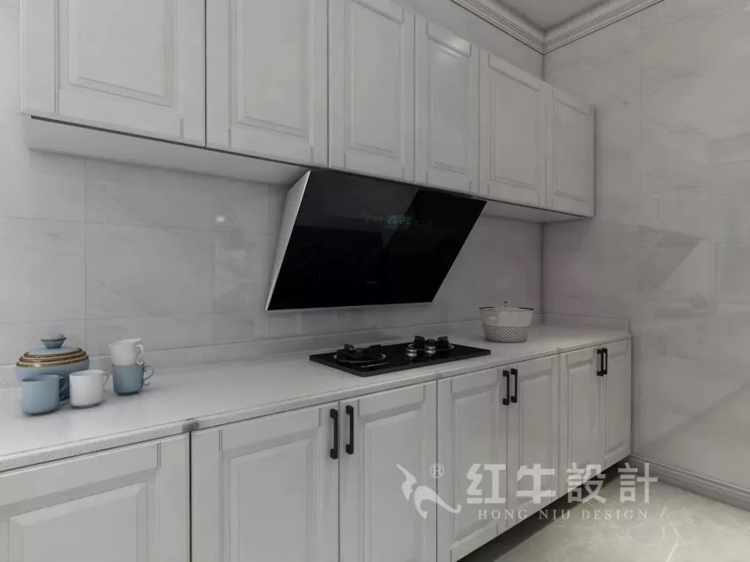 南京老房翻新--即便少掉一個(gè)衛(wèi)生間，也要單獨(dú)的衣帽間！14仇美蓉_康盛花園115㎡輕奢風(fēng)格裝修效果圖_廚房