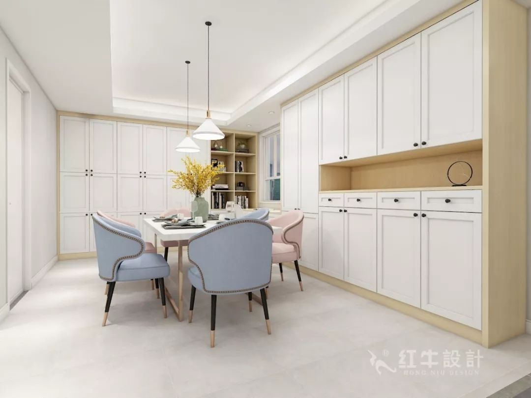 南京萬達(dá)茂99㎡北歐風(fēng)格--摒棄繁瑣的裝飾，打造簡(jiǎn)潔明亮的家居空間！05餐廳
