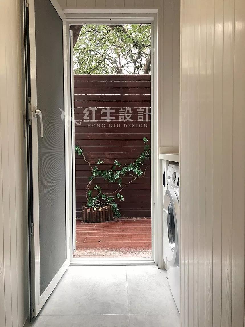 南京后宰門街75㎡北歐風格--美翻了的家庭小院06過道設計