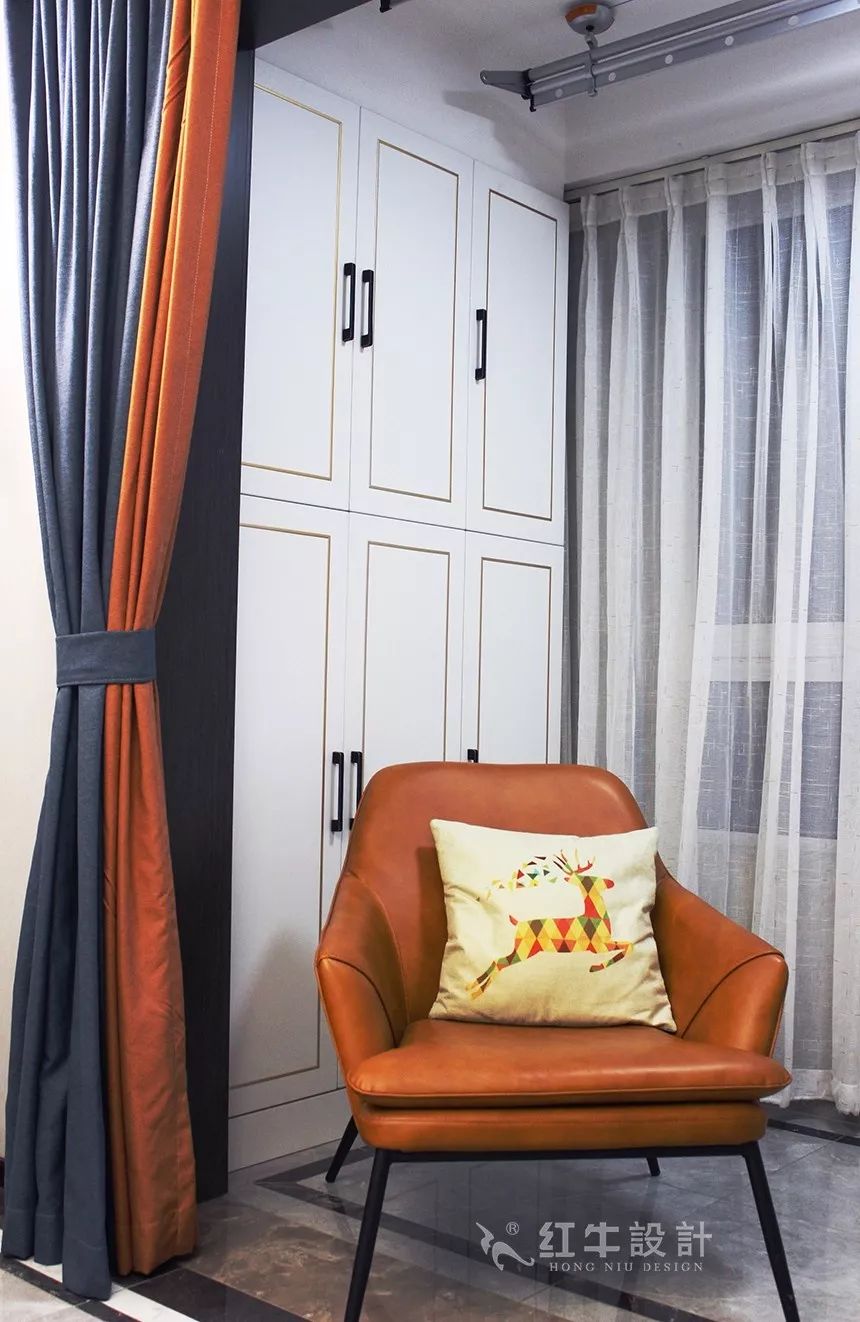 南京春江紫宸90㎡簡(jiǎn)約風(fēng)格--家有“小熊”03客廳設(shè)計(jì)