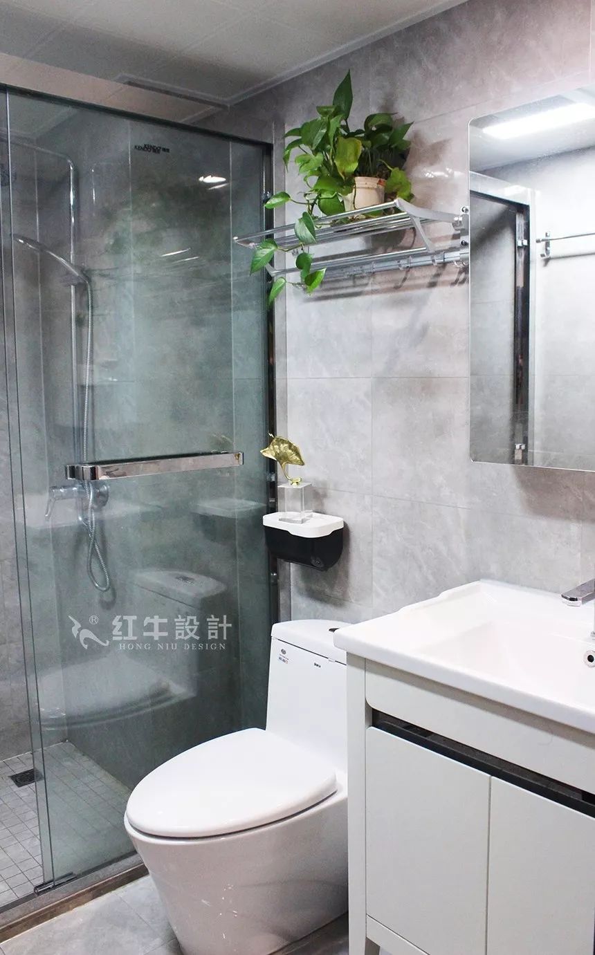 南京春江紫宸90㎡簡(jiǎn)約風(fēng)格--家有“小熊”11衛(wèi)生間設(shè)計(jì)
