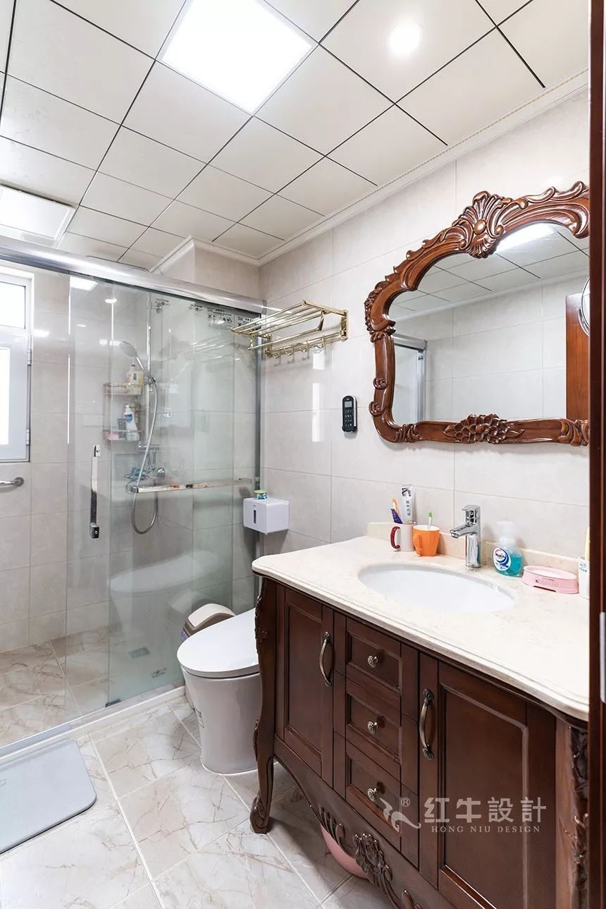 碧桂園鳳鳴苑160㎡簡美風(fēng)格--喜歡深色家具的看過來11主臥效果