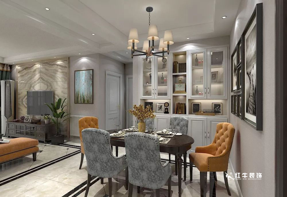 南京萬(wàn)科光明城市115㎡簡(jiǎn)美風(fēng)格--適合三代人的家居環(huán)境06餐廳設(shè)計(jì)+logo
