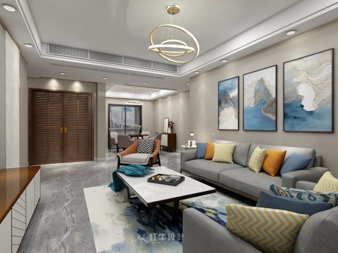 熊皓宇_同曦國際廣場140㎡輕奢風(fēng)格--改善性住房應(yīng)該這樣設(shè)計(jì)01