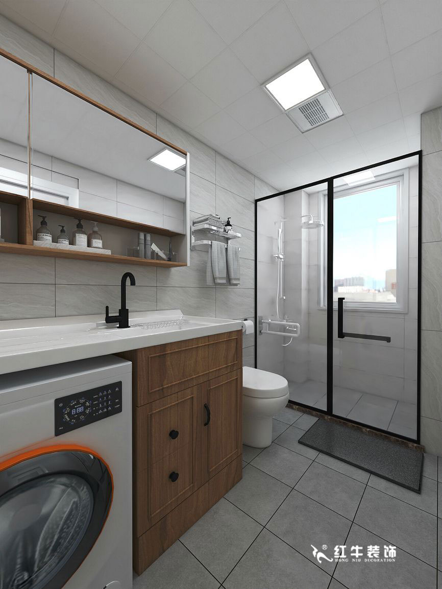 蔣琛_九條巷106㎡現(xiàn)代風(fēng)“養(yǎng)老房”裝修，給設(shè)計(jì)做減法！10衛(wèi)生間+logo