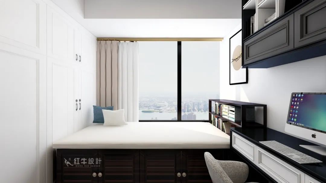 魏明花_明發(fā)財(cái)富中心63㎡新中式風(fēng)格--小戶型大利用06書房
