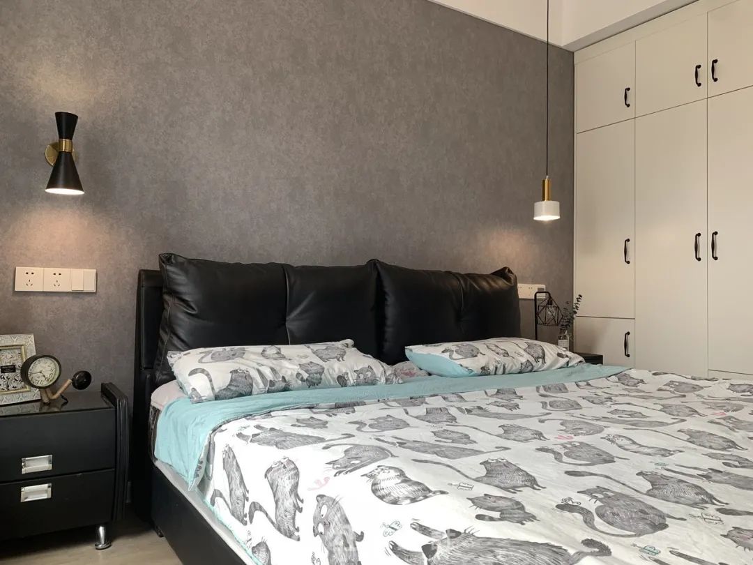 保利國(guó)際社區(qū)95㎡北歐風(fēng)格--記錄毛坯到美家的蛻變過(guò)程10實(shí)景效果_臥室