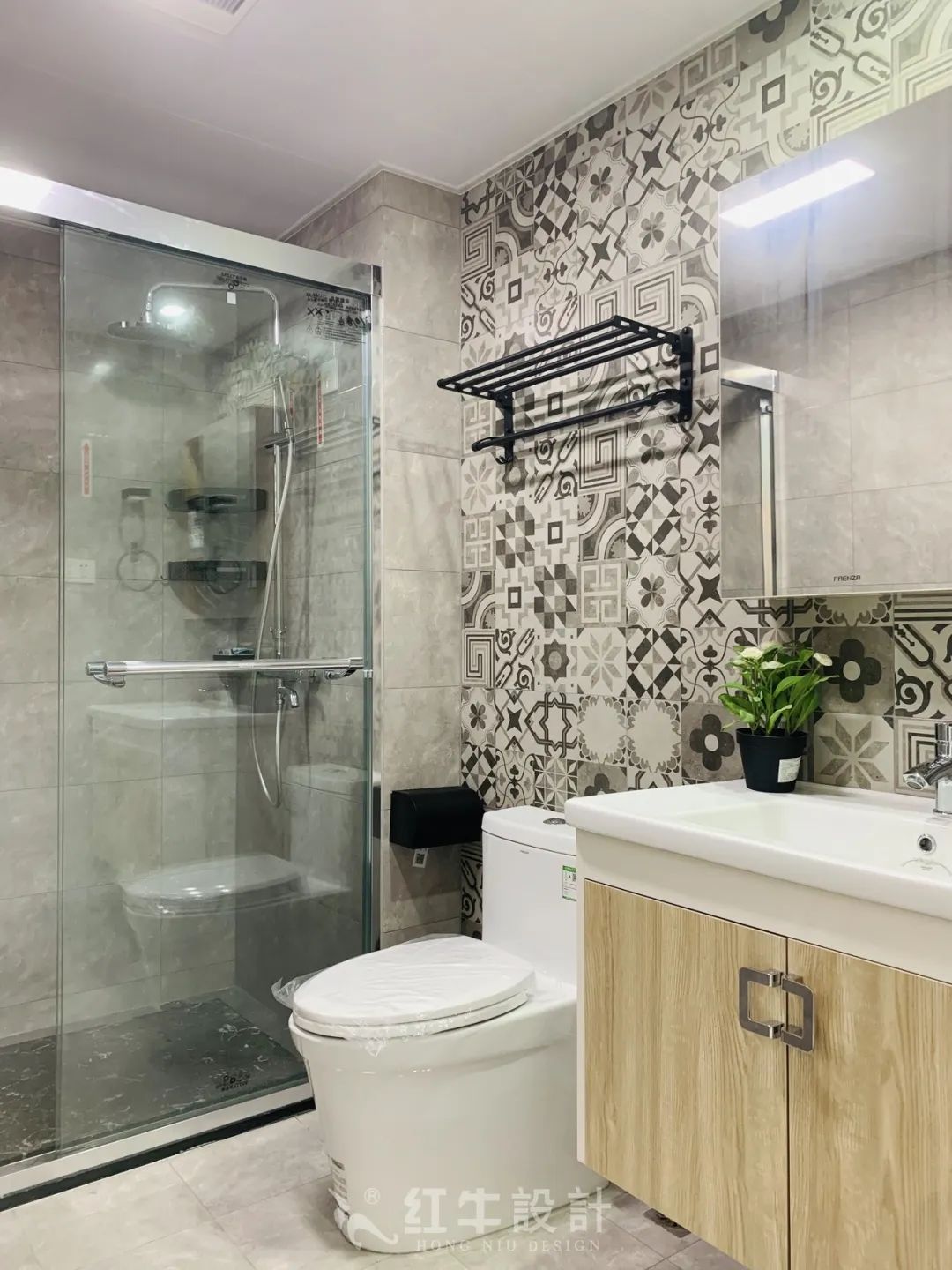 保利國(guó)際社區(qū)95㎡北歐風(fēng)格--記錄毛坯到美家的蛻變過(guò)程14實(shí)景效果_衛(wèi)生間