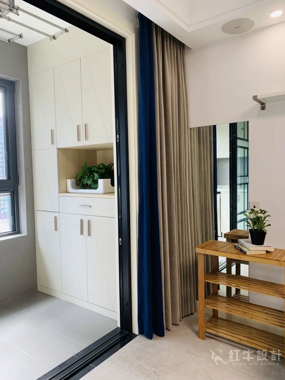 孟憲濤_保利國際社區(qū)115㎡現(xiàn)代北歐--簡潔明亮之家，一人獨居太愜意！08實景效果_陽臺