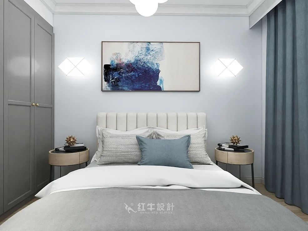 朱明琪_禧和苑89㎡北歐風(fēng)格--經(jīng)典小三房設(shè)計08主臥設(shè)計