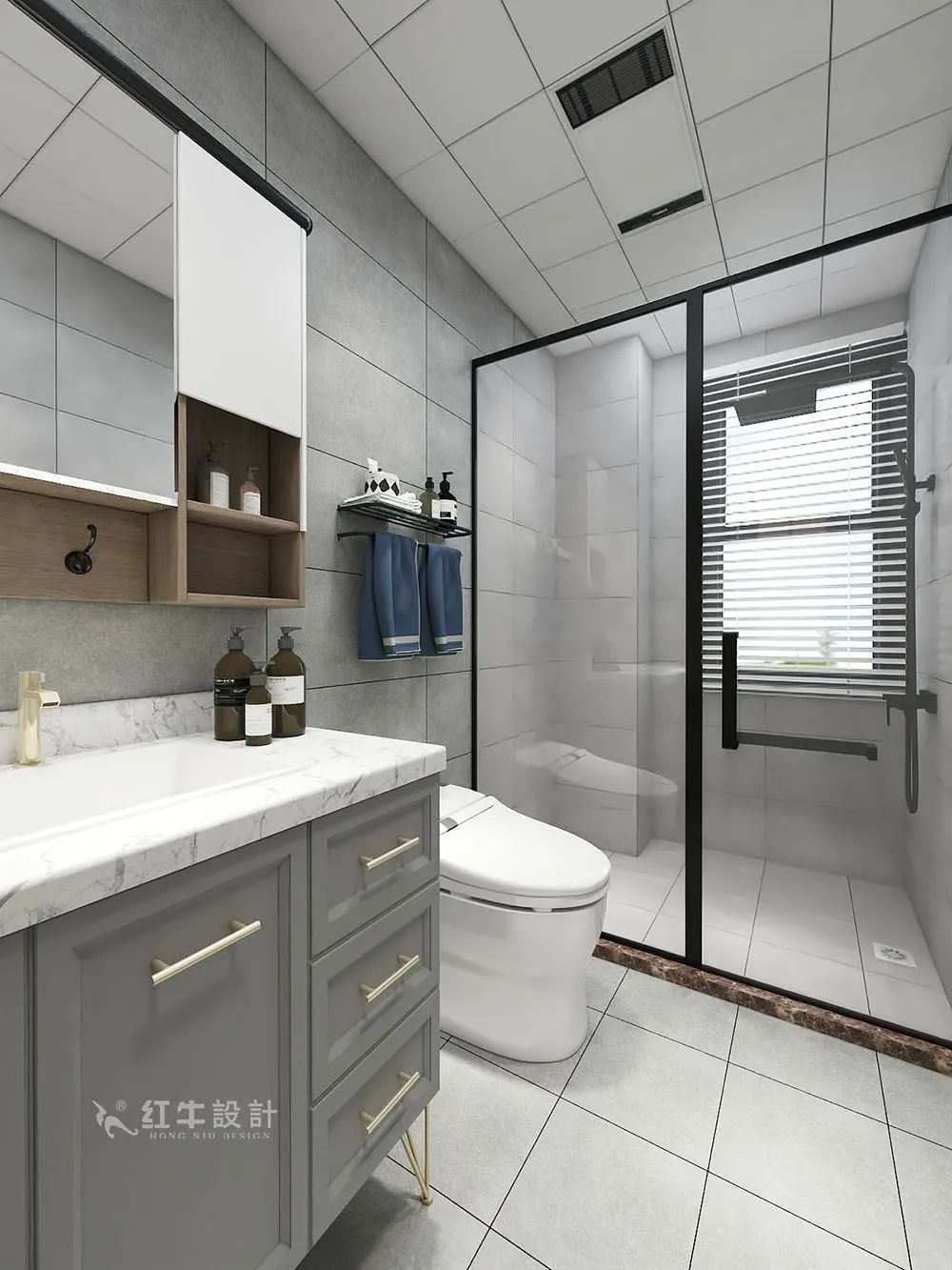 朱明琪_禧和苑89㎡北歐風(fēng)格--經(jīng)典小三房設(shè)計11衛(wèi)生間設(shè)計