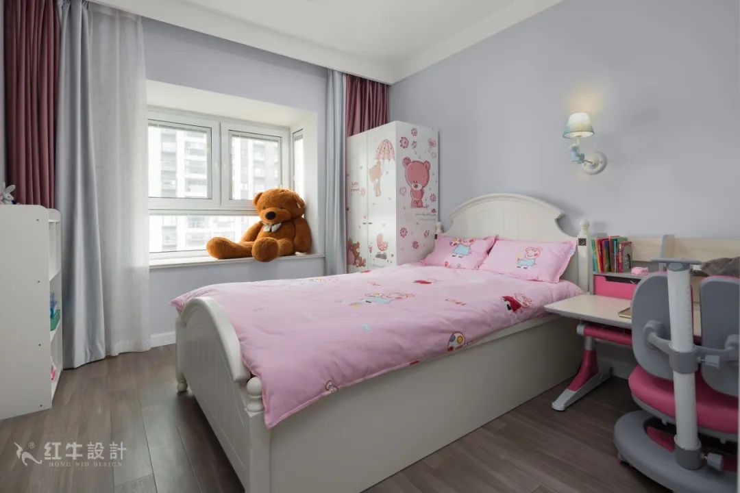 85后夫婦的美式輕奢家，起名“海藍(lán)之謎”！12兒童房