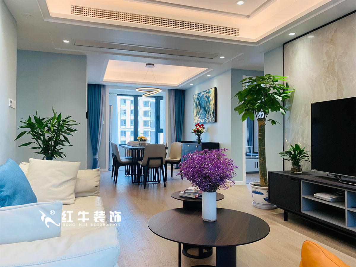 陸利民_保利國際社區(qū)3-2703-115㎡-現(xiàn)代風(fēng)格（3室2廳1廚2衛(wèi)2陽臺￥183429）02客餐廳