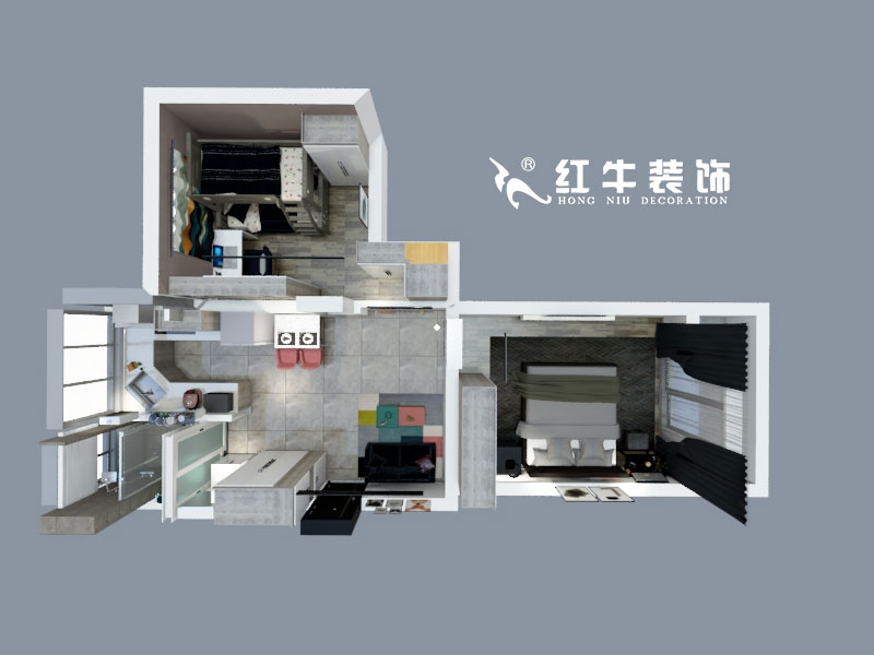 孟憲濤_高云嶺41號(hào)1-401-70㎡-現(xiàn)代風(fēng)格00鳥(niǎo)瞰圖