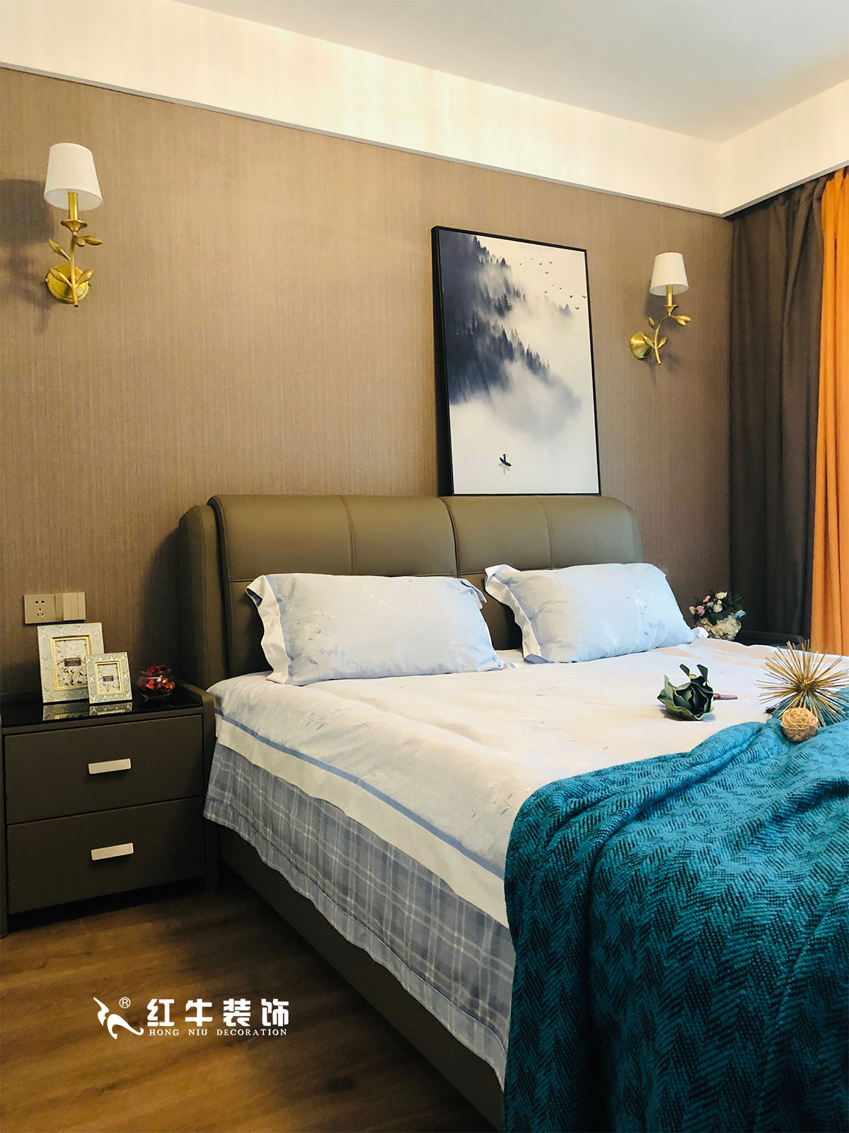 【實(shí)景案例】張智猿_紫金未來城-140㎡-美式輕奢風(fēng)格_全包20萬09主臥