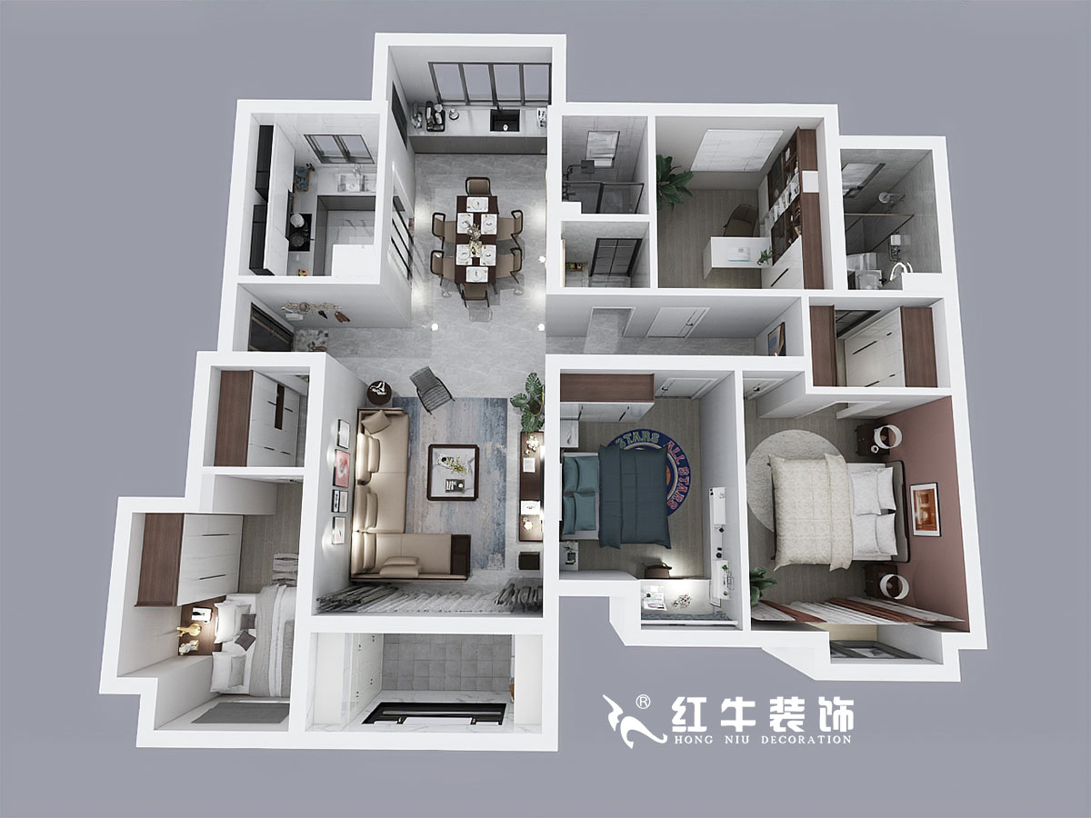 張桐瑋_電建洺悅府6-103-130㎡-現(xiàn)代簡約風(fēng)格_3室2衛(wèi)_定制家￥17
