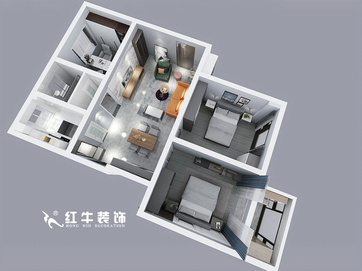 陸利民_時(shí)光澔韻華盛園9-2-801-103㎡-現(xiàn)代簡(jiǎn)約風(fēng)格00鳥瞰圖