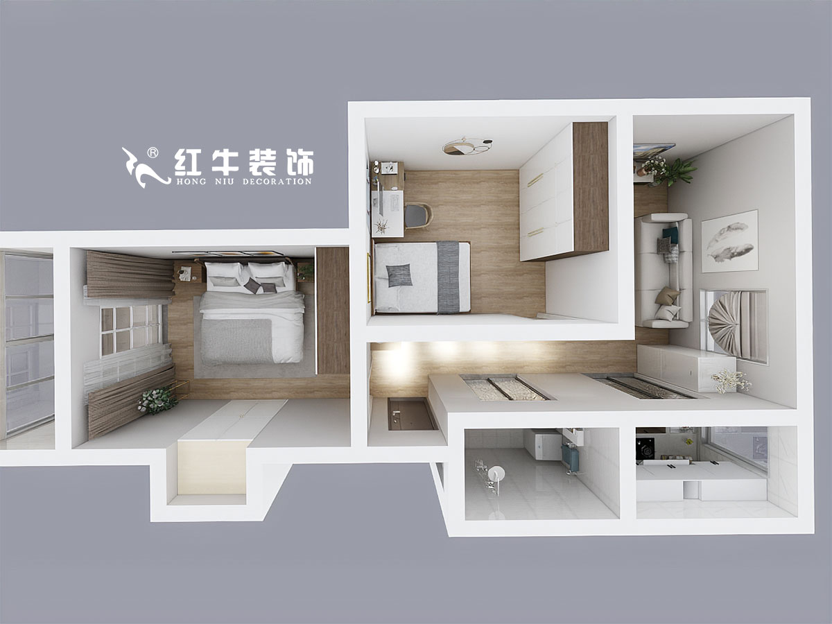 魏明花_西華東村11-3-605-60㎡-簡約風格00鳥瞰圖