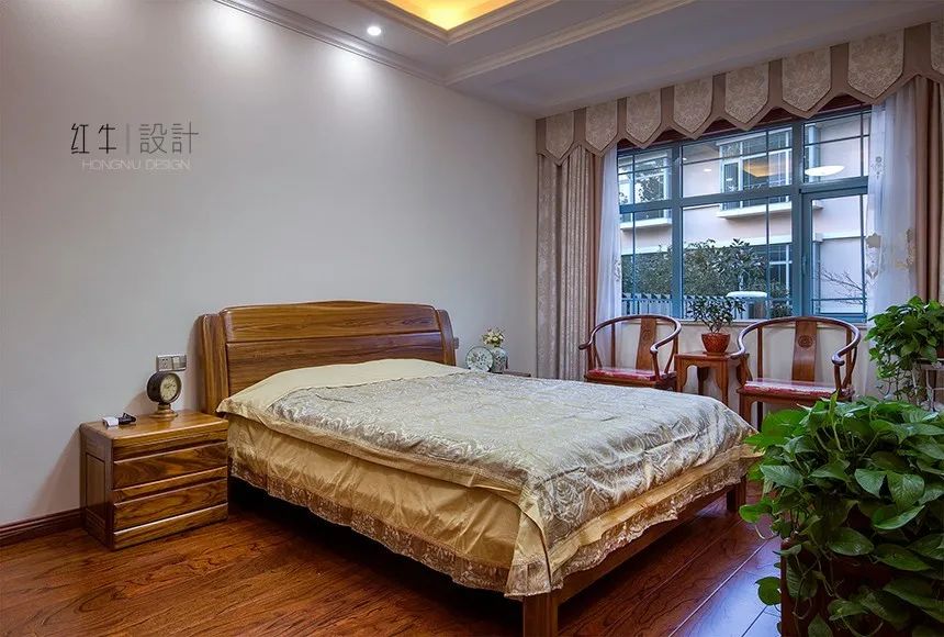 吳波_紅牛設(shè)計(jì) · 大宅--280㎡ · 中式古典風(fēng)格 · 湯山東湖麗島08