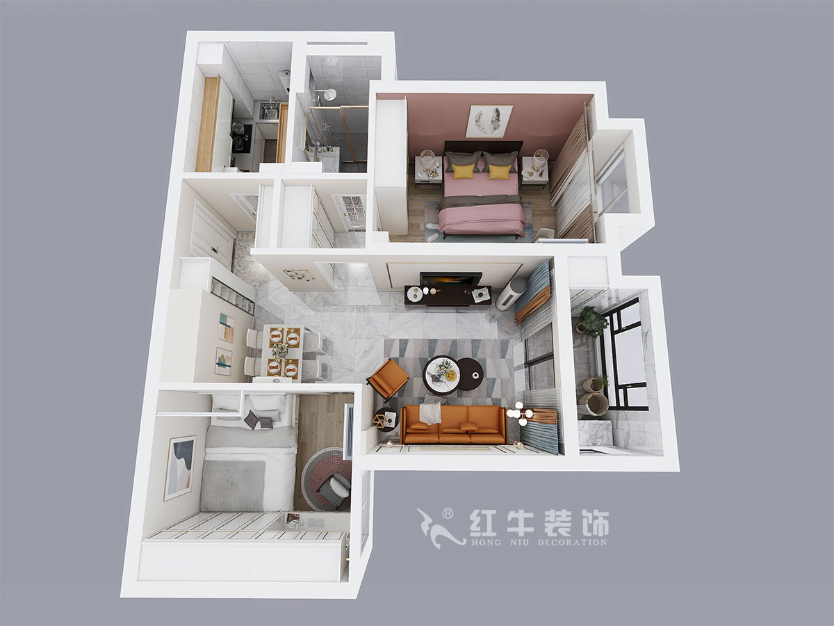 劉萍萍_旭日愛上城5區(qū)3-2405-90㎡-輕奢風(fēng)格_2室2廳1衛(wèi)(老房裝修)_定制家¥124010_全包12
