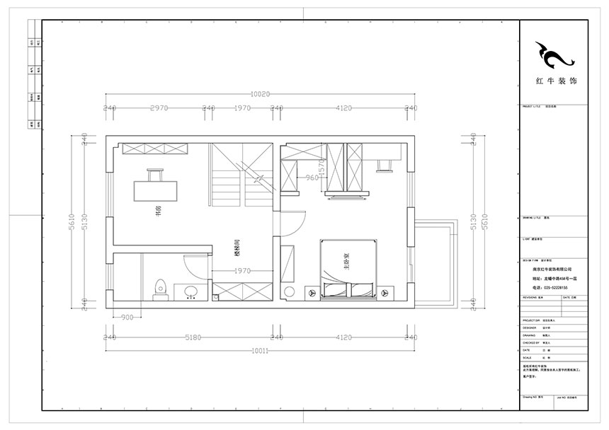 陸利民_香地美舍602-156㎡-新中式風(fēng)格_5室2廳3衛(wèi)(新房裝修)_定制家¥208000_全包25萬00_06二層平面布置圖