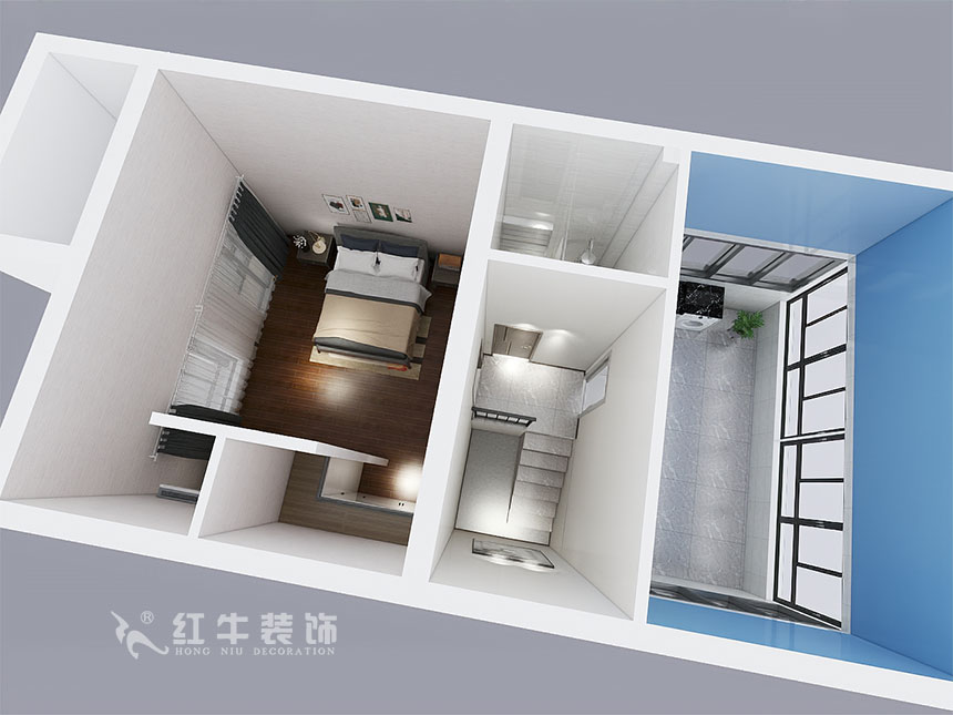 陸利民_香地美舍602-156㎡-新中式風(fēng)格_5室2廳3衛(wèi)(新房裝修)_定制家¥208000_全包25萬00_16四樓鳥瞰圖