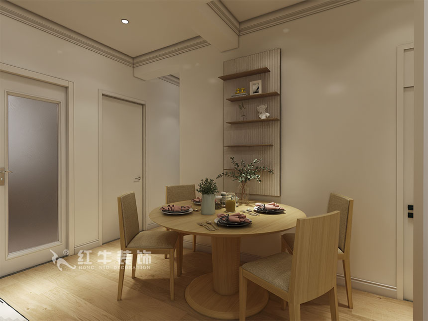 魏利利_津橋華府82㎡現(xiàn)代簡(jiǎn)約｜顛覆傳統(tǒng)客廳，即是休閑書吧又是影院07餐廳