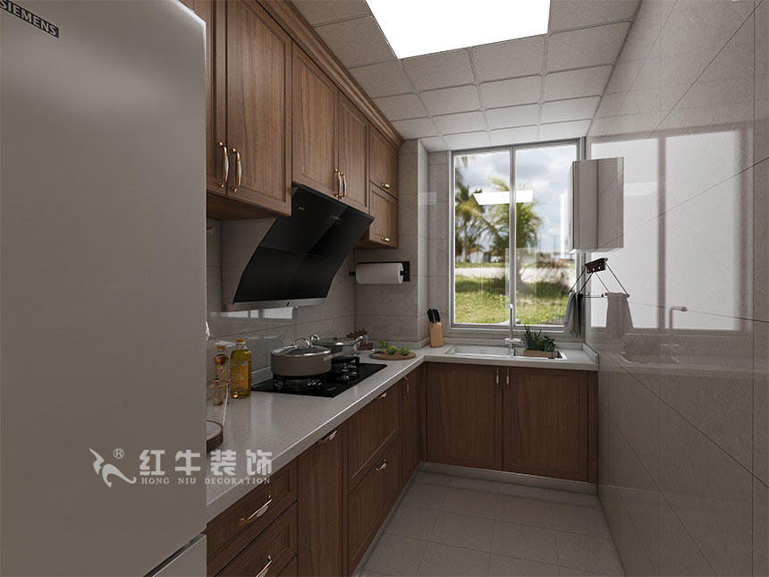 魏利利_津橋華府82㎡現(xiàn)代簡(jiǎn)約｜顛覆傳統(tǒng)客廳，即是休閑書吧又是影院08廚房間