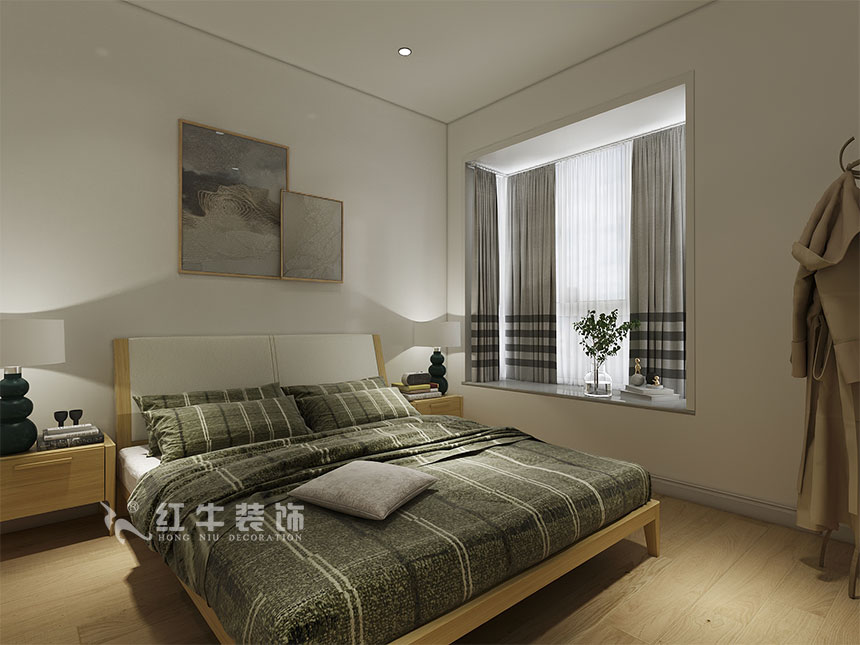 魏利利_津橋華府82㎡現(xiàn)代簡(jiǎn)約｜顛覆傳統(tǒng)客廳，即是休閑書吧又是影院09主臥