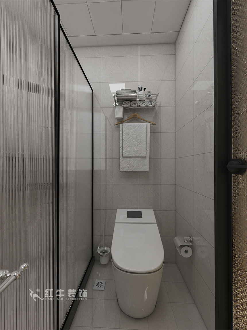 魏利利_津橋華府82㎡現(xiàn)代簡(jiǎn)約｜顛覆傳統(tǒng)客廳，即是休閑書吧又是影院12衛(wèi)生間