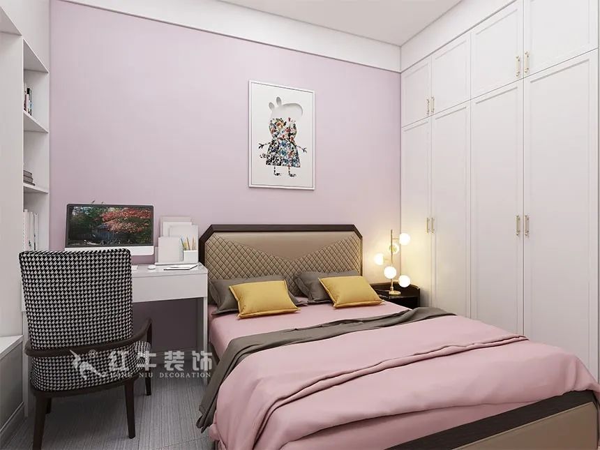 140㎡四房改三房，改善型住宅就要這樣設(shè)計?。ú坛申籣泊云間140㎡現(xiàn)代輕奢風(fēng)格_4室2廳2衛(wèi)_新房裝修_半包￥106935）12