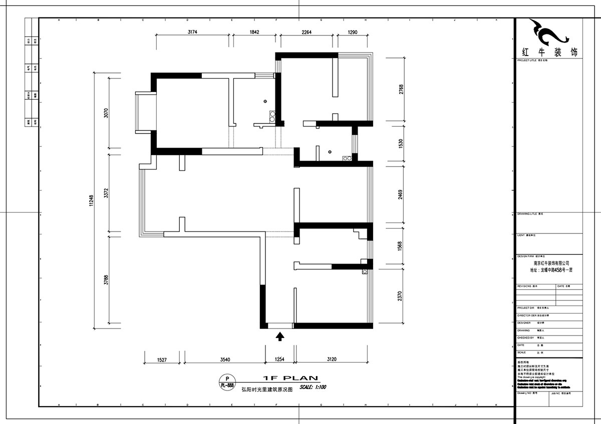 魏明花｜弘陽時光里14-2-1108-96㎡-現(xiàn)代簡約風(fēng)格｜3室2廳2衛(wèi)｜二手房裝修｜定制家￥146925｜全包14