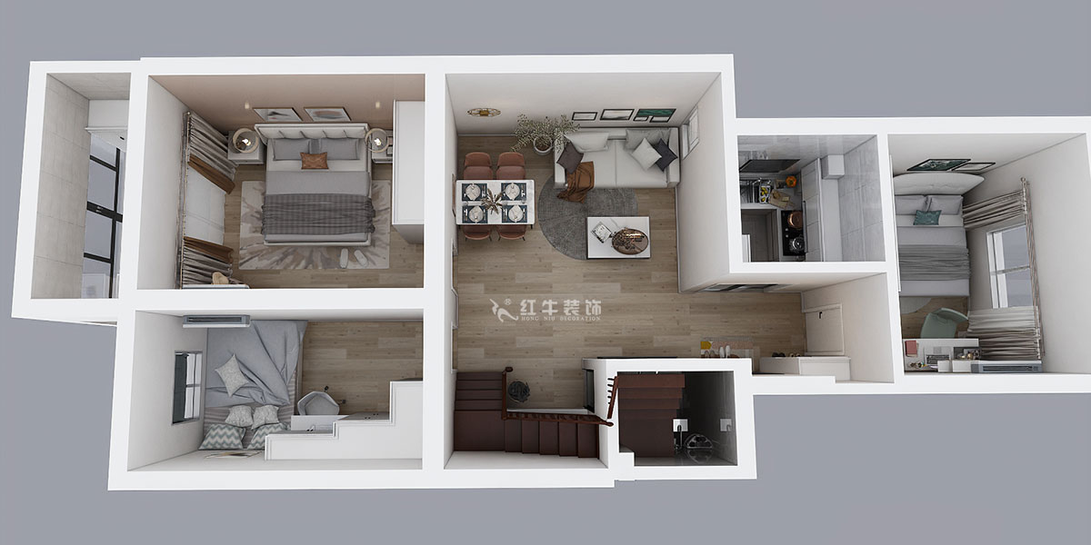 劉萍萍|華陽家園華彩苑47號702室-78㎡-簡約風(fēng)格|3室2廳1衛(wèi)|老房裝修|定制家¥111517|全包11