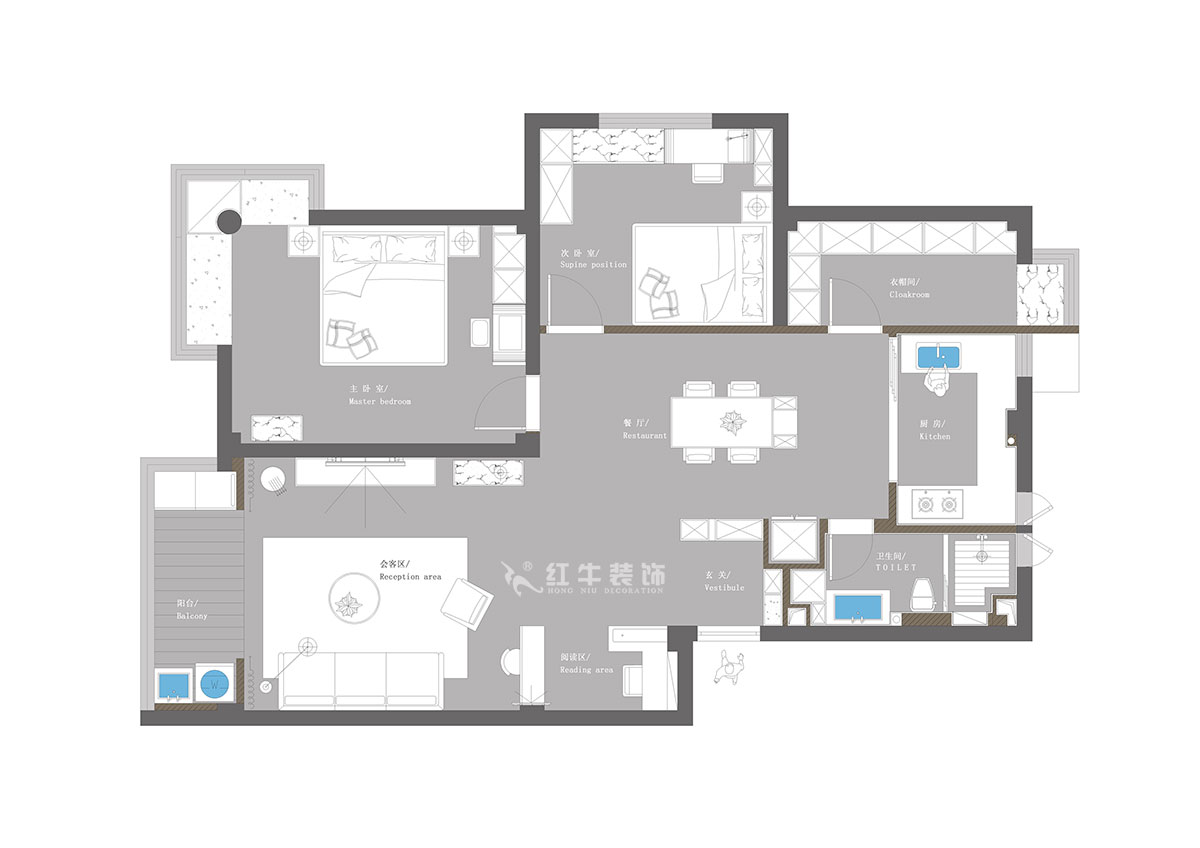 【實景案例】蔣?。f達茂-96㎡-日式風格｜2室1廳1衛(wèi)｜新房裝修｜定制家｜全包14萬｜00平面圖