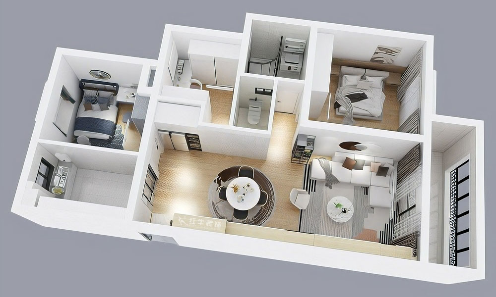朱彥|威尼斯水城十八街區(qū)6-1505-115㎡-簡(jiǎn)約風(fēng)格|3室2廳2衛(wèi)|新房裝修|定制家¥150000|全包15萬(wàn)|00_04鳥(niǎo)瞰圖