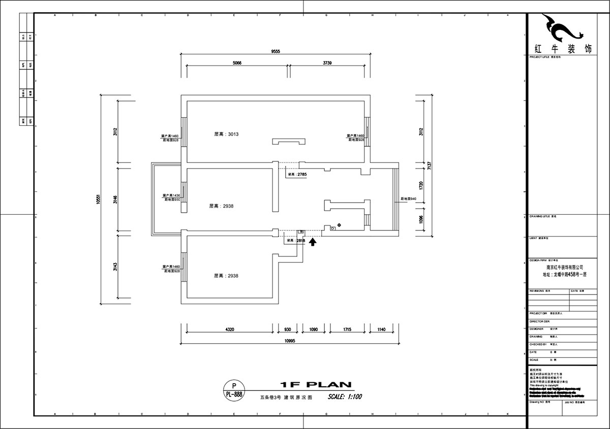 魏明花|五條巷3號502室-98㎡-現(xiàn)代簡約風格|3室2廳1衛(wèi)|二手房裝修|定制家¥135762|全包13萬|00_01五條巷建筑原況圖