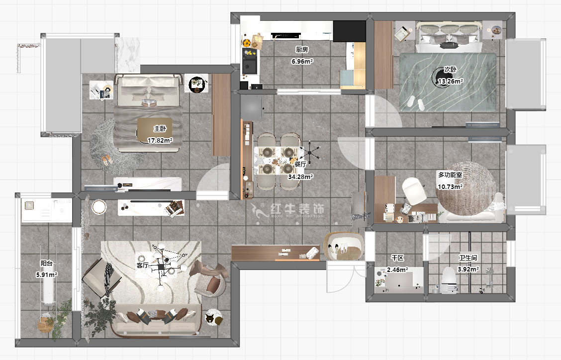 劉小勇|瑞鑫蘭庭3-706-112㎡-現(xiàn)代簡(jiǎn)約風(fēng)格|3室2廳1衛(wèi)|老房裝修|定制家|全包15