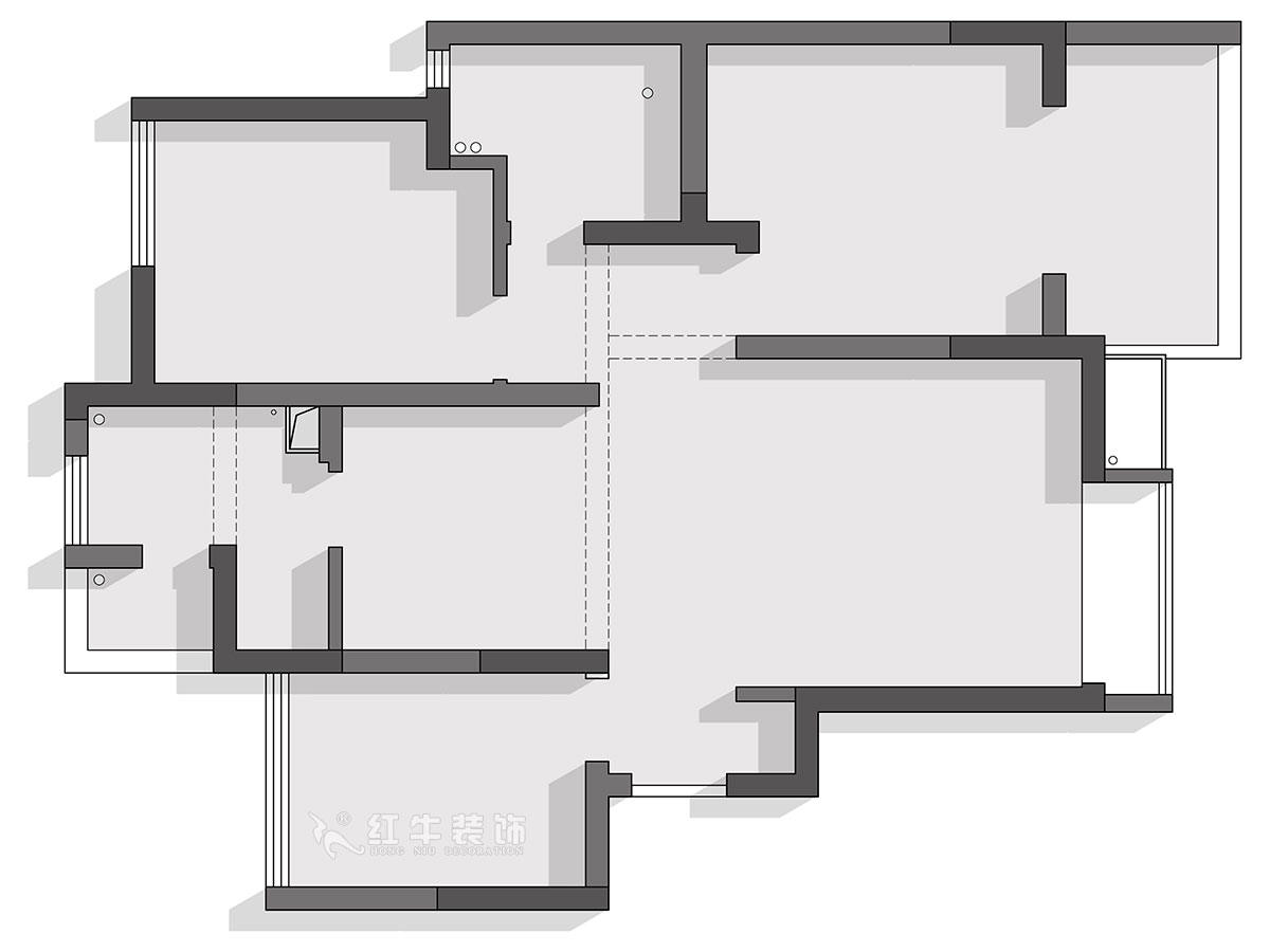 陸利民|富力城50-1204-93㎡-現(xiàn)代風(fēng)格|3室2廳1衛(wèi)|新房裝修|定制家|全包13