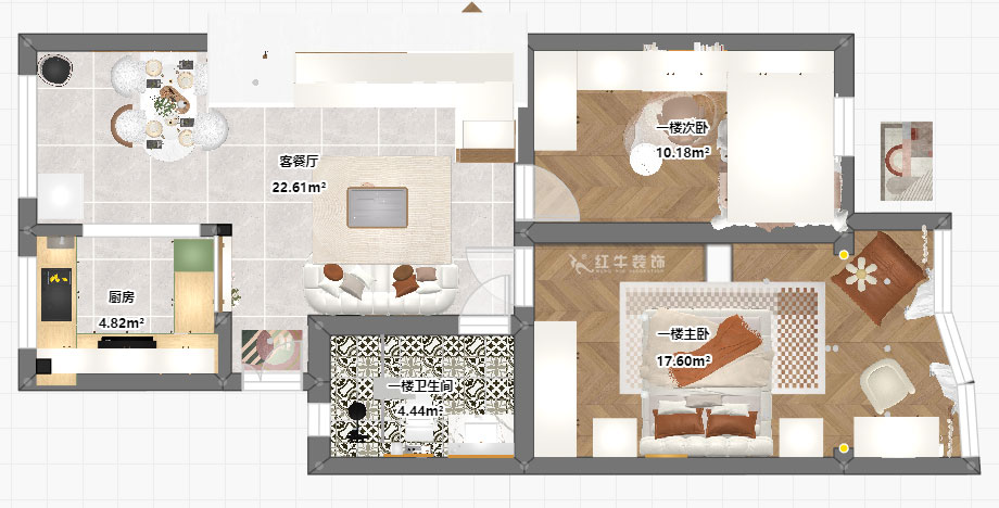 劉萍萍|民佳園10-1-702-75+50㎡-奶油風(fēng)|3室2廳2衛(wèi)|老房裝修|定制家|全包20