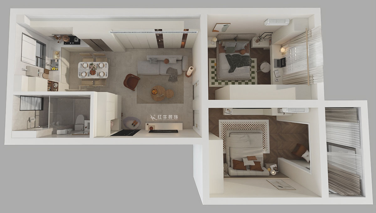 顧娟|浦東路4號10-3-405-75㎡-現(xiàn)代簡約風(fēng)格|2室2廳1衛(wèi)|舊房裝修|定制家|全包12