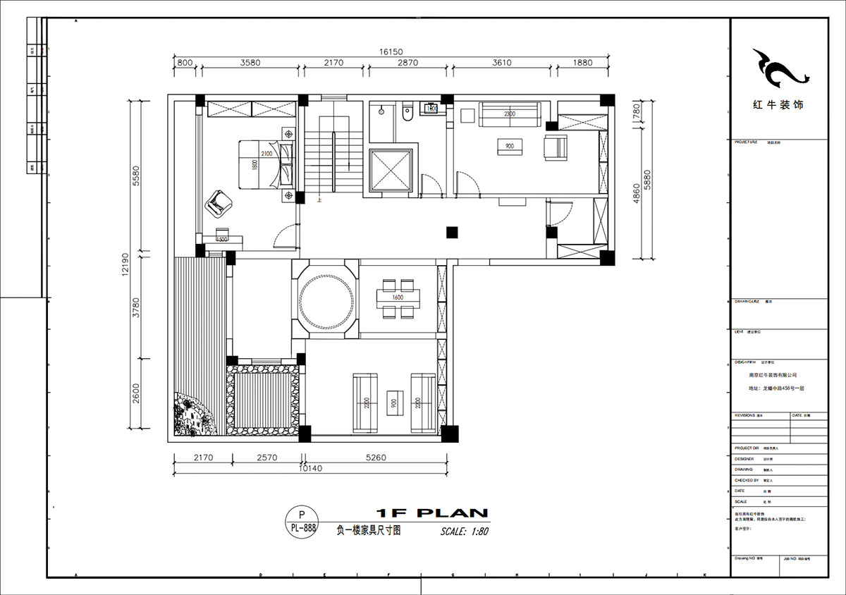 劉小勇｜雅園21-101-390㎡-現(xiàn)代奢華風(fēng)格｜9室2廳6衛(wèi)｜三層別墅裝修｜定制家｜全包｜00_07負(fù)一樓家具尺寸樓