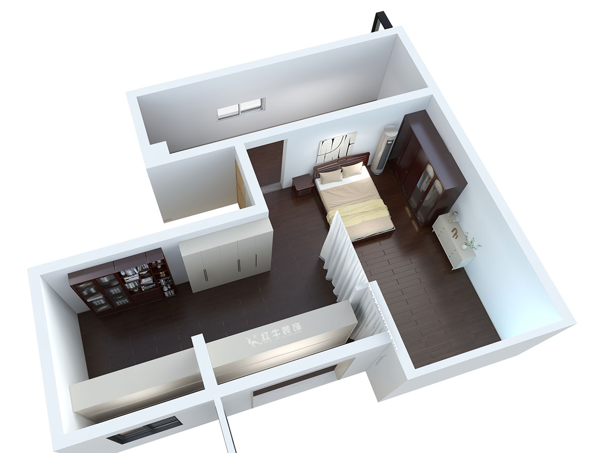 蔣?。汩坷?-3-1101-260㎡-現(xiàn)代簡約風(fēng)格｜4室3廳2衛(wèi)｜老房裝修｜定制家｜全包29萬｜00_07鳥瞰圖