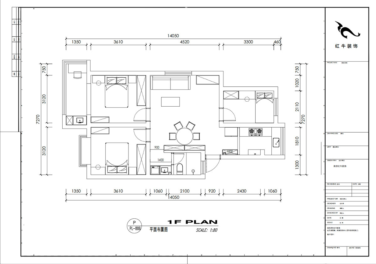 劉小勇｜銀龍花園二期122-108-90㎡-現(xiàn)代簡約風(fēng)格｜3室1廳1衛(wèi)1廚1陽臺(tái)｜老房裝修｜定制家｜全包9萬｜00_02平面布置圖